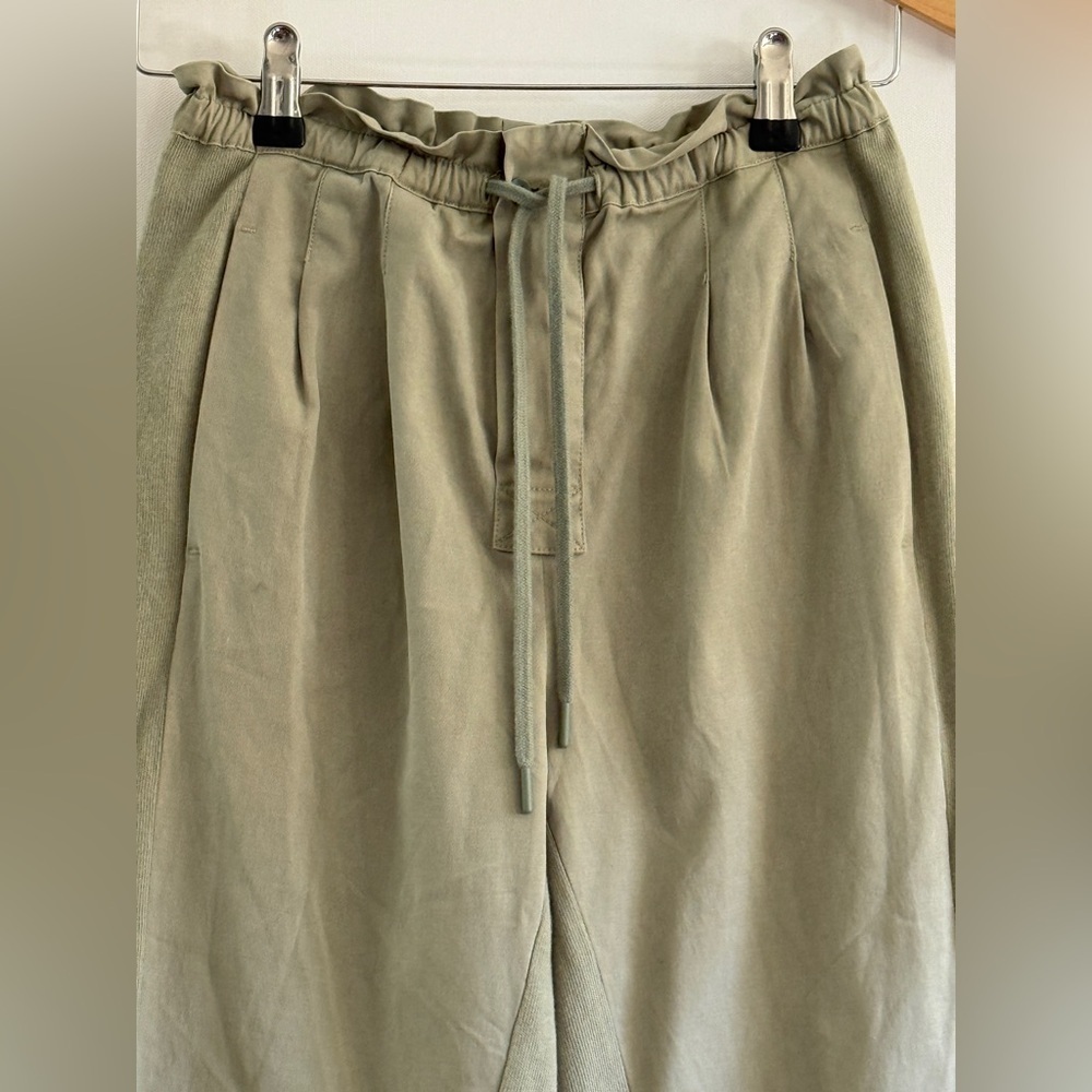 Alice + Olivia High Rise Olive Green Jogger Track Pants XS - Picture 7 of 9